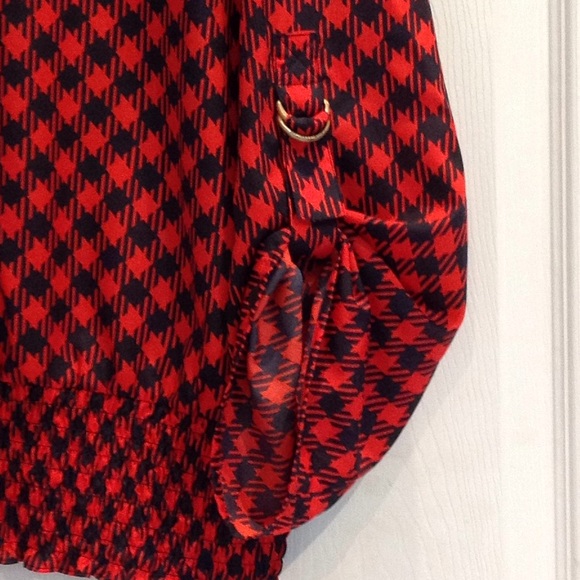 Michael Kors blue and Orange blouse - Picture 3 of 7